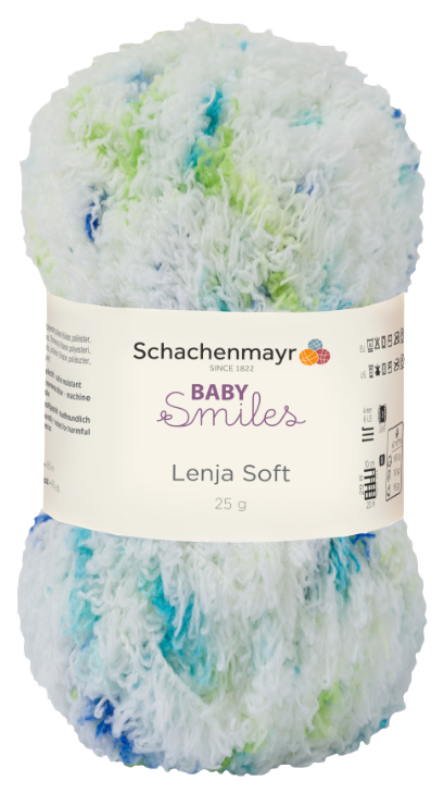 фото Пряжа schachenmayr 9807560 lenja soft baby smiles (00084, aqua spot color)