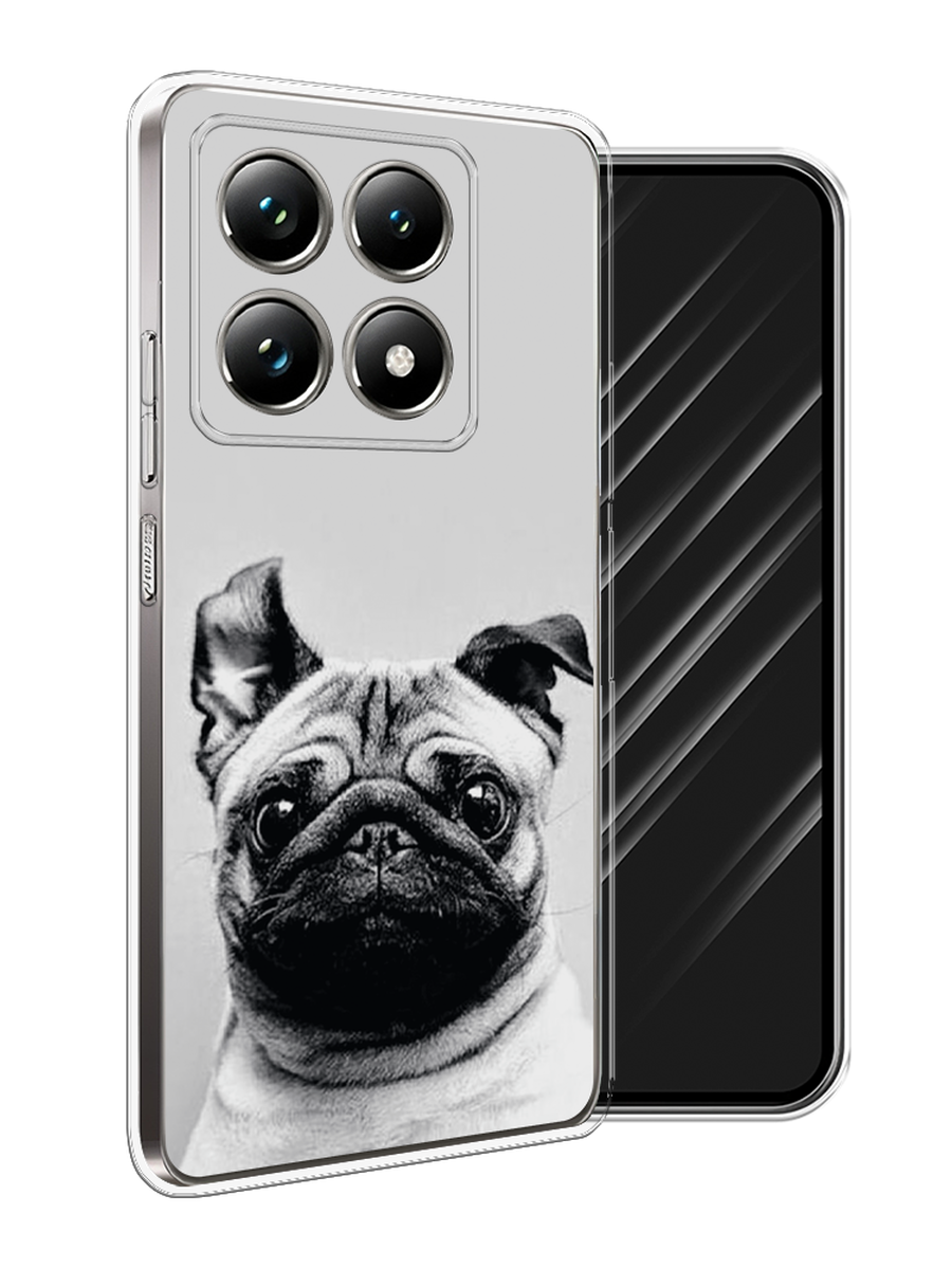

Чехол Awog на Xiaomi 14T Pro "Ушастый мопс", Серый, 323450-1