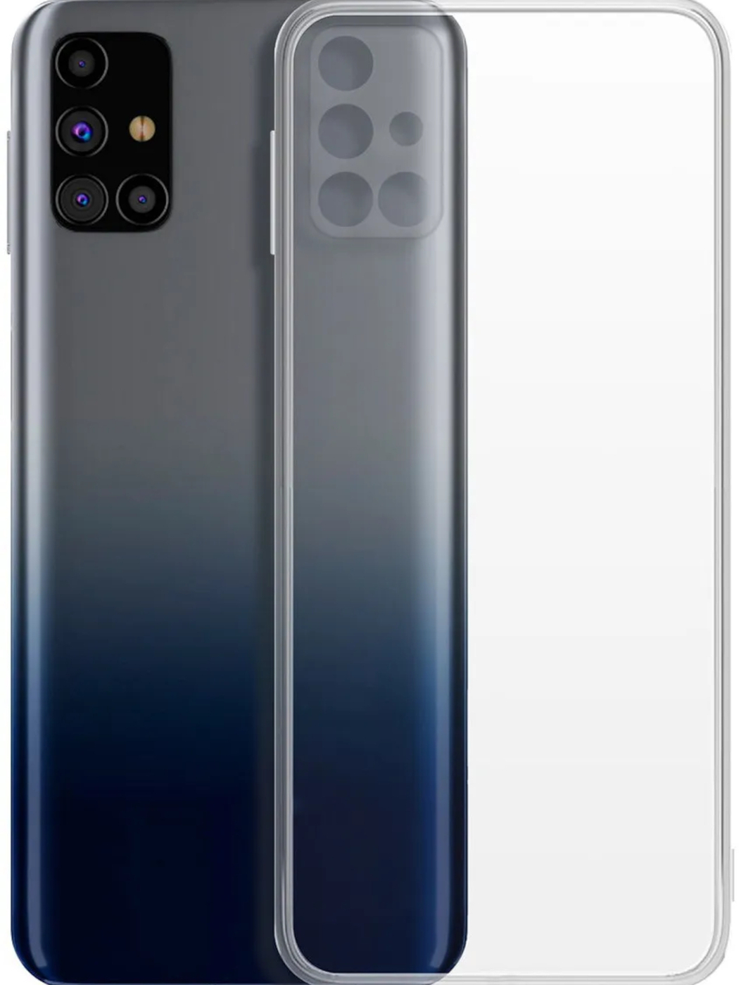 

Чехол для Samsung Galaxy M31S, прозрачный, Silicone case