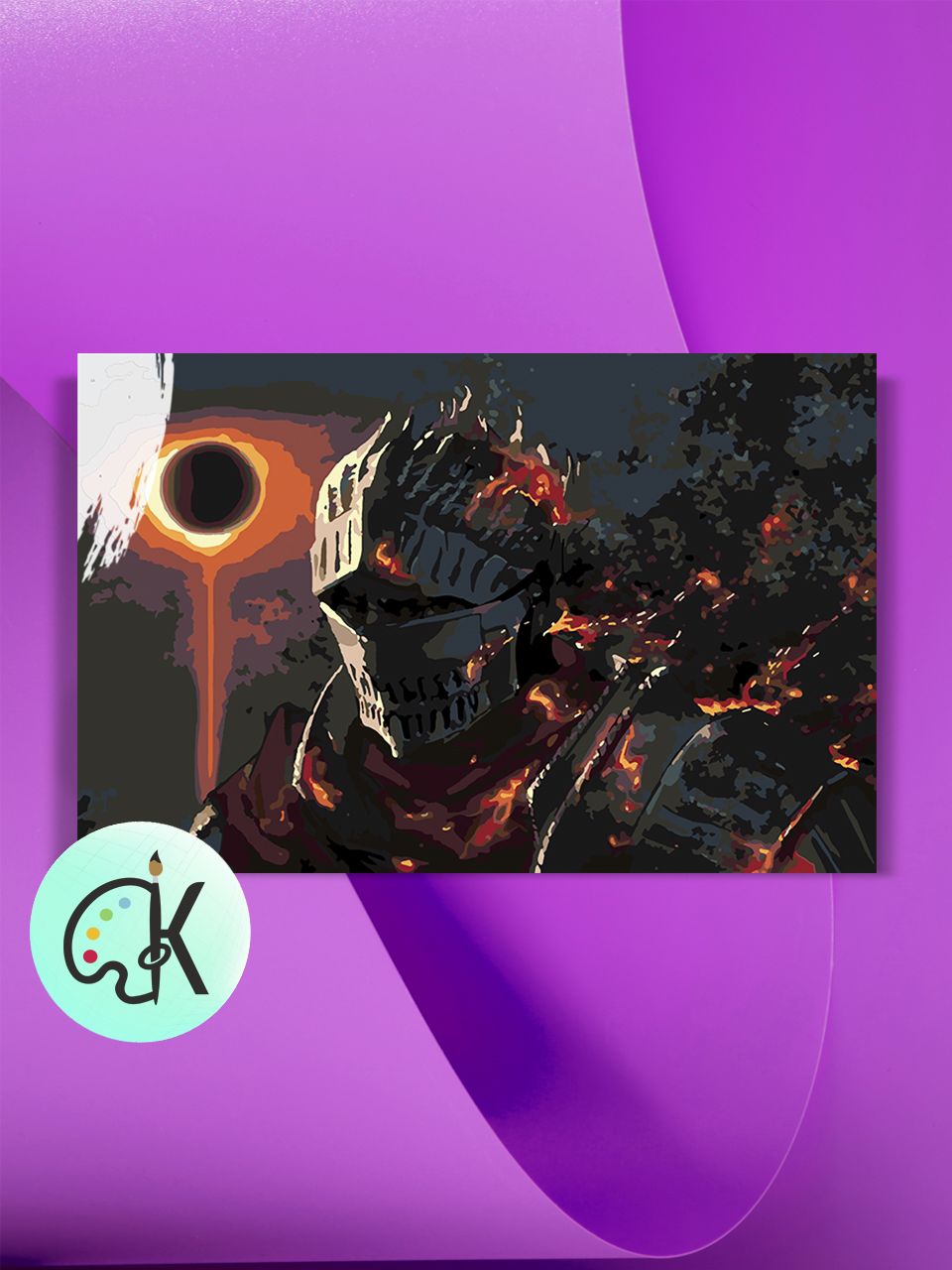 

Картина по номерам на холсте Культура Цвета Dark Souls, 40 х 50 см, Dark Souls