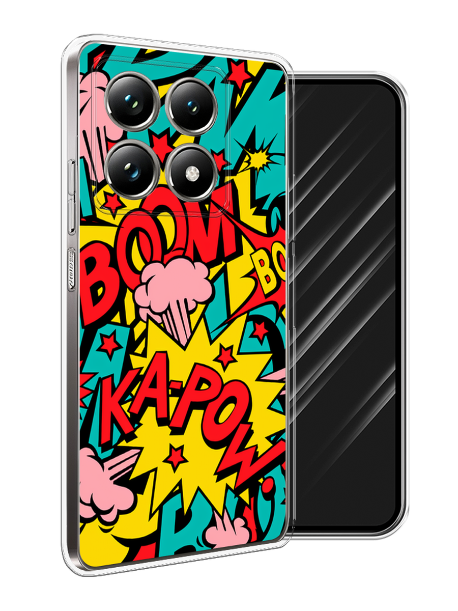 

Чехол Awog на Xiaomi 14T Pro "Постер pop art", Бирюзовый;желтый;красный, 323450-1