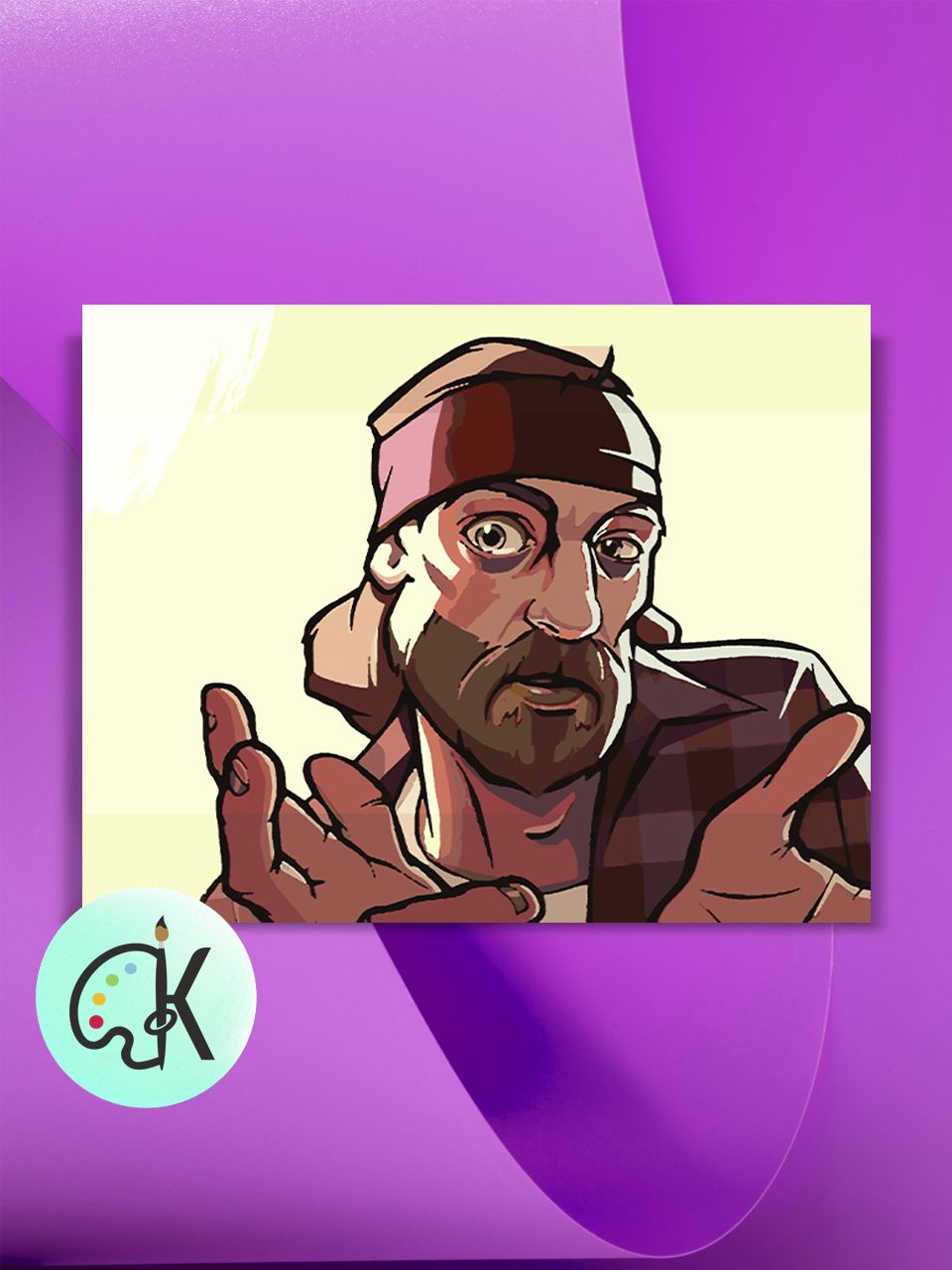 

Картина по номерам на холсте Культура Цвета GTA, 30 х 40 см, GTA