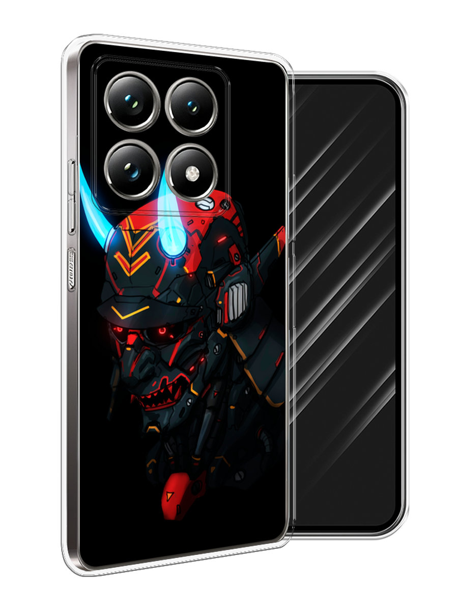 

Чехол Awog на Xiaomi 14T Pro "Неоновый самурай", Черный;красный;голубой, 323450-1