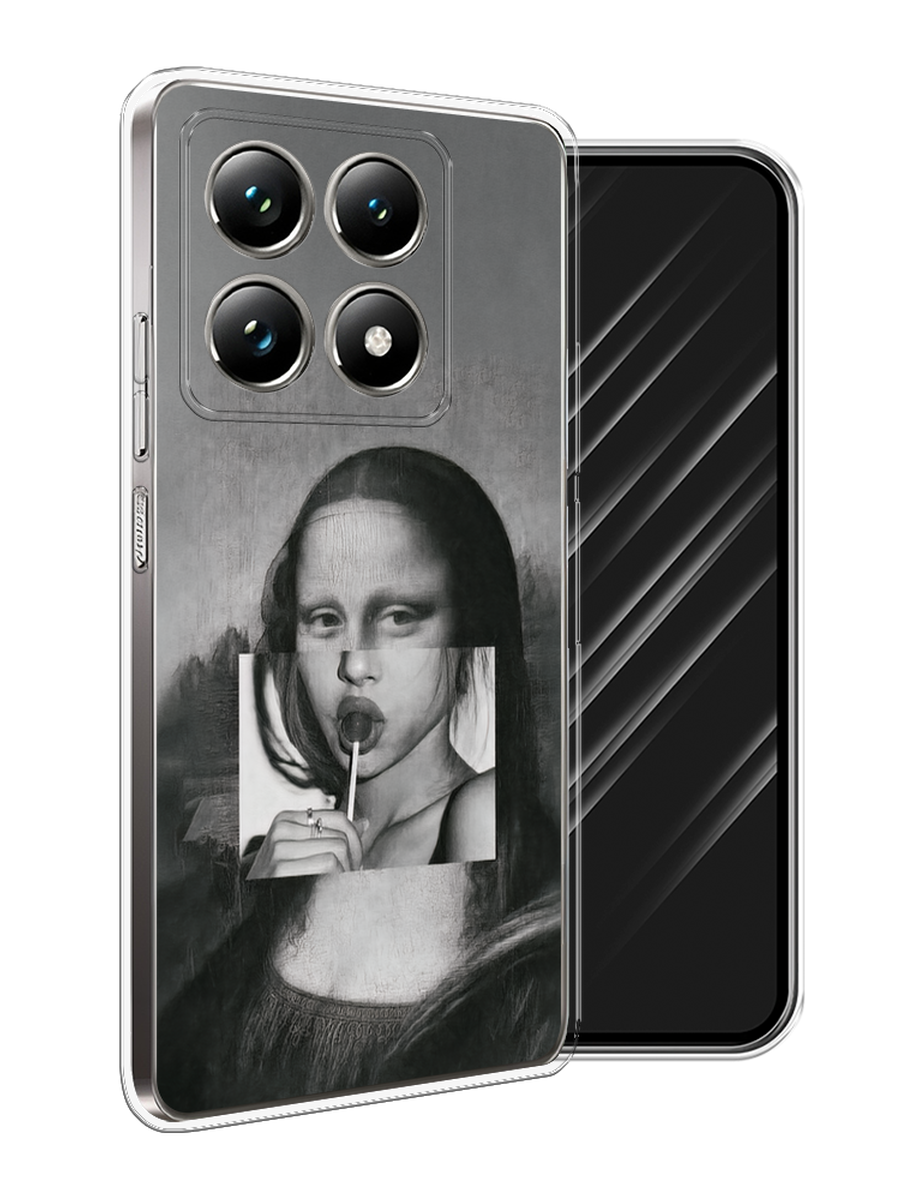 

Чехол Awog на Xiaomi 14T Pro "Mona Lisa sucking lollipop", Серый, 323450-1