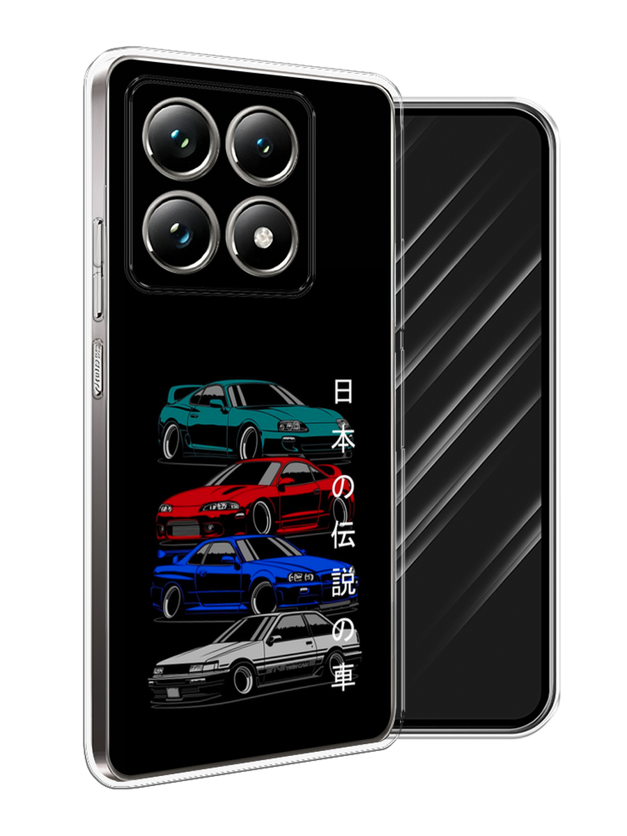

Чехол Awog на Xiaomi 14T Pro "JDM Legend cars", Зеленый;красный;синий, 323450-1