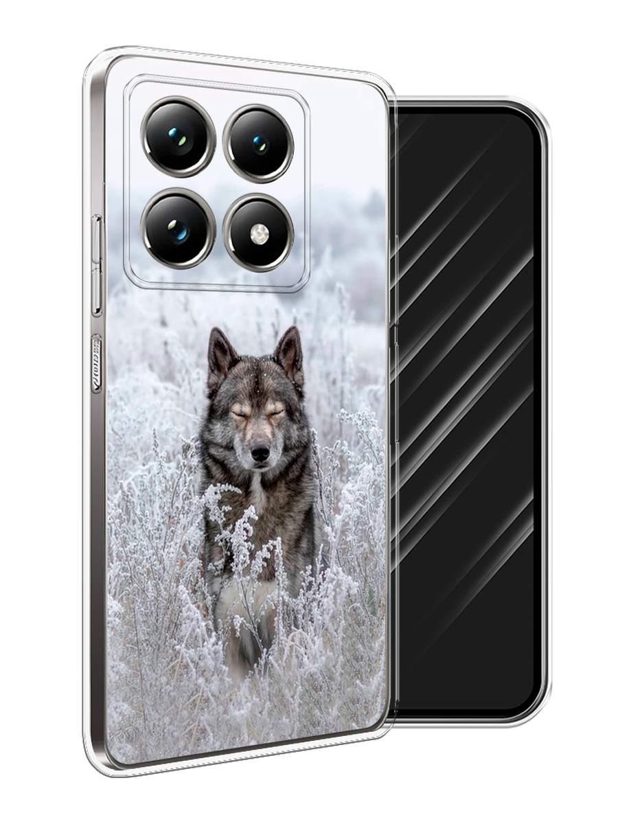

Чехол Awog на Xiaomi 14T Pro "Волк в поле", Белый;черный, 323450-1