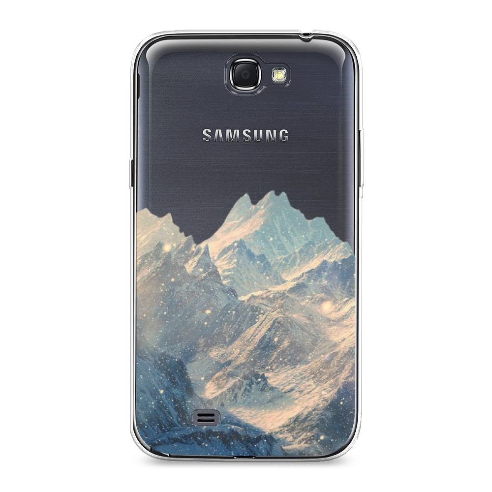 

Чехол Awog на Samsung Galaxy Note 2 / Самсунг Note 2 "Горы арт 2", Серый, 23250-10