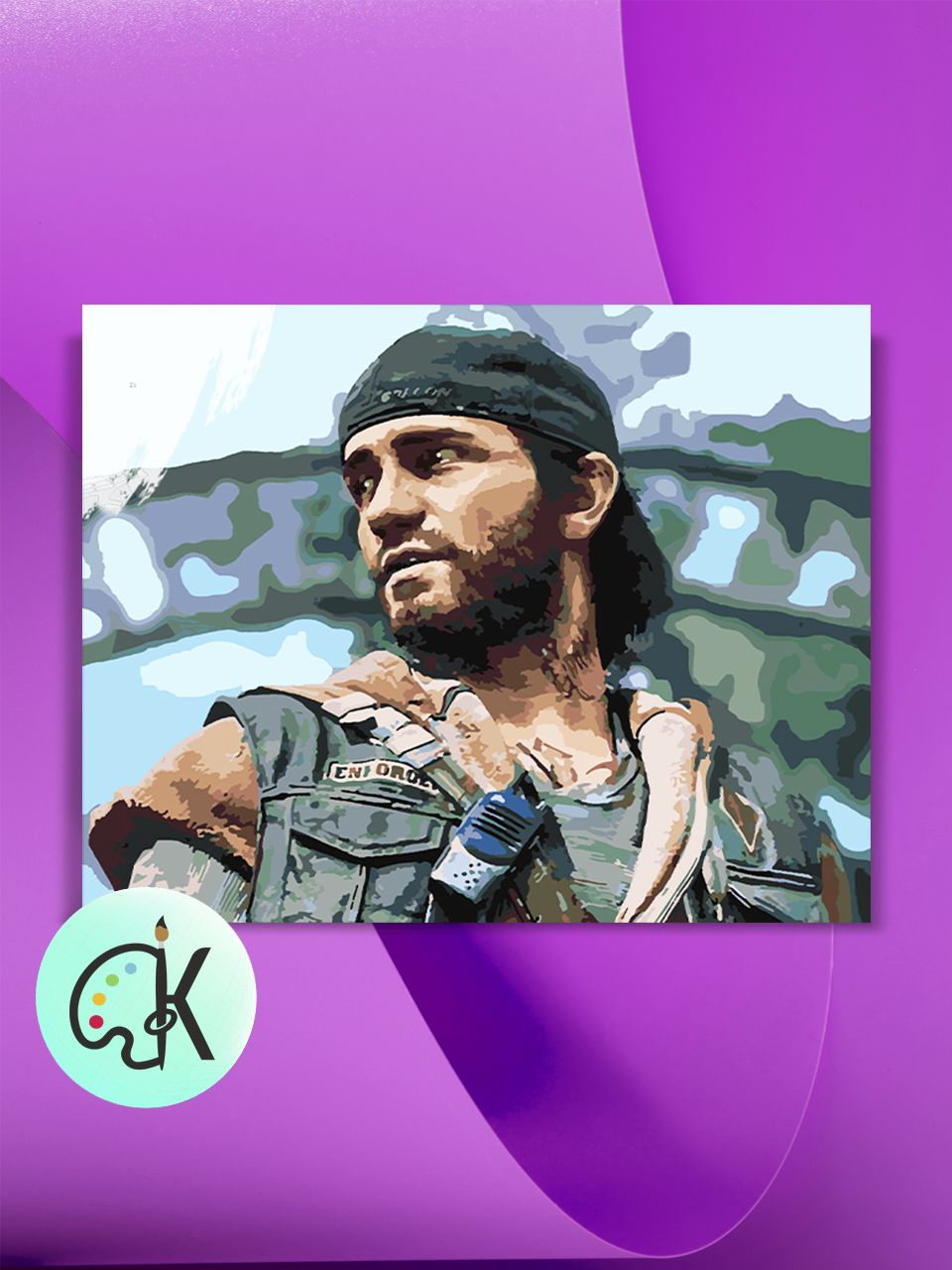 

Картина по номерам на холсте Культура Цвета Days gone, 30 х 40 см, Days gone