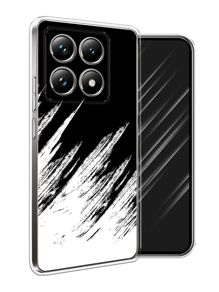 

Чехол Awog на Xiaomi 14T Pro "Черно белые брызги", Черный;белый;бежевый, 323450-1