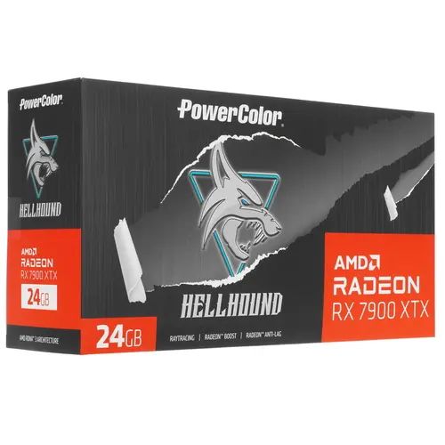 

Видеокарта PowerColor AMD RX 7900XTX Hellhound, Radeon RX 7900 XTX Hellhound