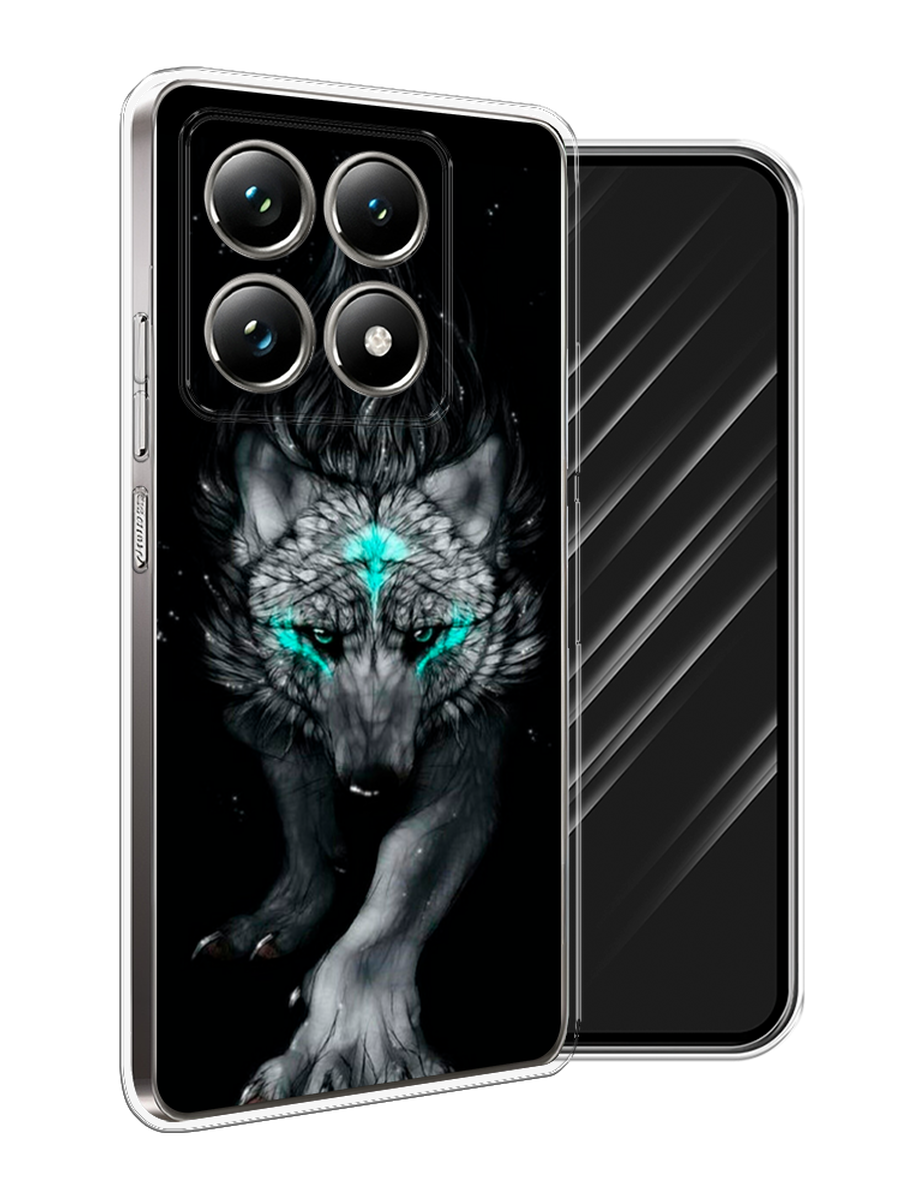 

Чехол Awog на Xiaomi 14T Pro "Волшебный волк", Черный;серый, 323450-1