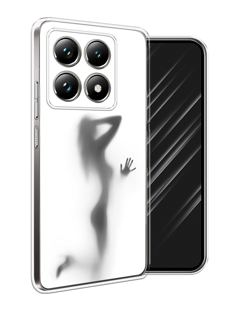 

Чехол Awog на Xiaomi 14T Pro "Стекло в душе", Белый;серый;черный, 323450-1