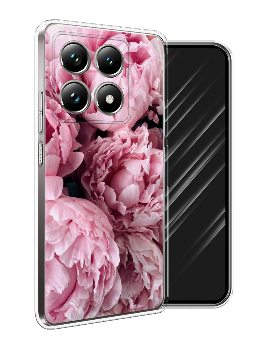 

Чехол Awog на Xiaomi 14T Pro "Нежные пионы", Розовый;черный;белый, 323450-1