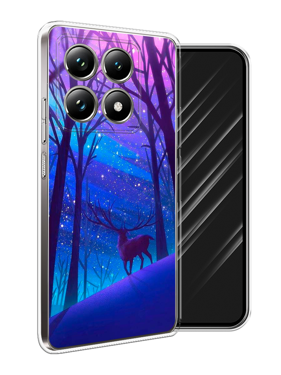 

Чехол Awog на Xiaomi 14T Pro "Северный олень", Фиолетовый;голубой;синий, 323450-1