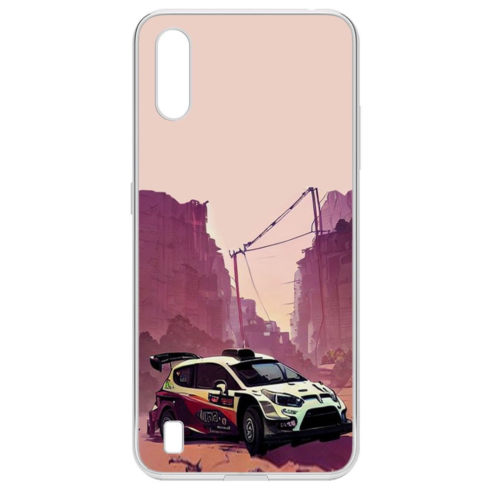 

Чехол-накладка Krutoff Clear Case Гоночный каньон для Samsung Galaxy A01 (A015)