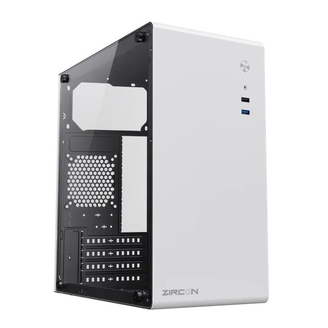 

Корпус Zircon Mozart WT без БП (Midi Tower,ATX, Белый, Зак. стекло, 1*USB3.0, 1*USB2.0, 1*, Mozart WT