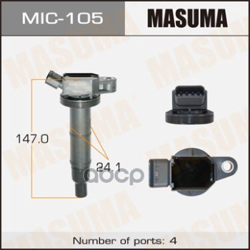

MIC-105_катушка зажигания!\ Toyota Avensis/Camry/Rav 4 2.0/2.4i 00>