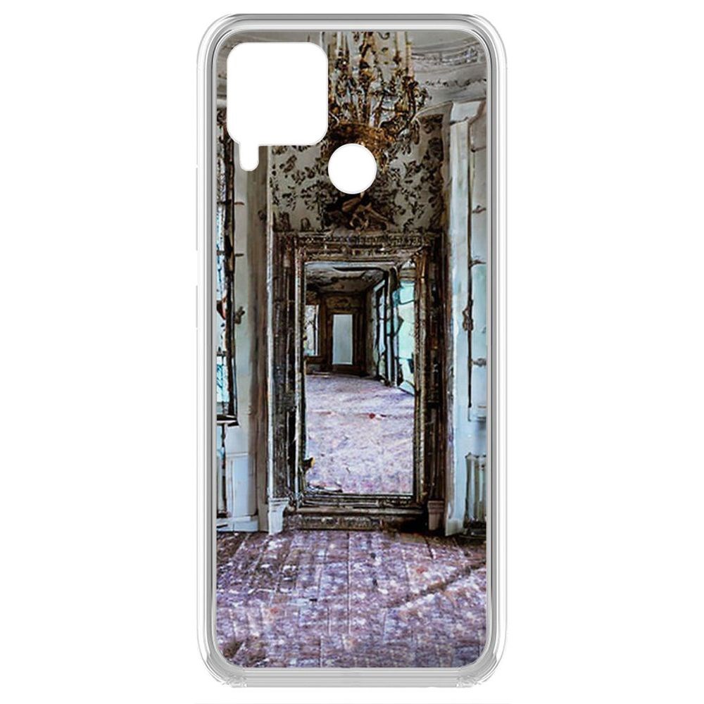 

Чехол-накладка Krutoff Clear Case Заброшенный особняк для Realme C15