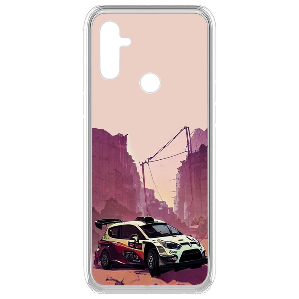 

Чехол-накладка Krutoff Clear Case Гоночный каньон для Realme C3, Прозрачный