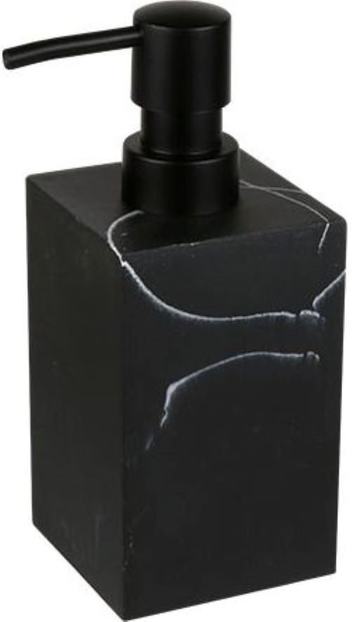 Дозатор для жидкого мыла PERFECTO LINEA Marble черный
