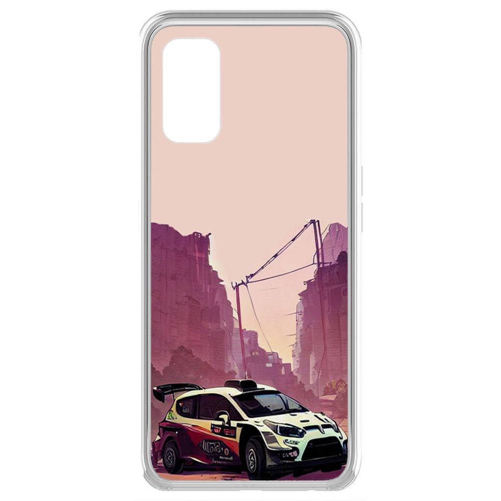 

Чехол-накладка Krutoff Clear Case Гоночный каньон для Realme 7 Pro