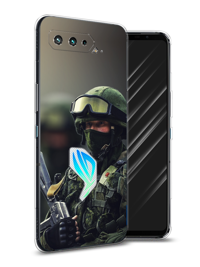 

Чехол Awog на Asus ROG Phone 5 "Солдат", Зеленый;серый, 44250-5