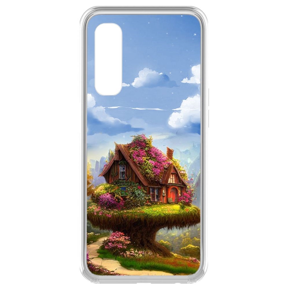 

Чехол-накладка Krutoff Clear Case Дом на дереве для Realme 7