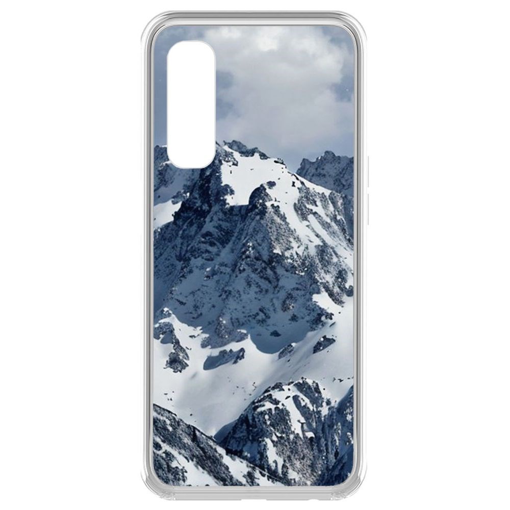 

Чехол-накладка Krutoff Clear Case Горы для Realme 7