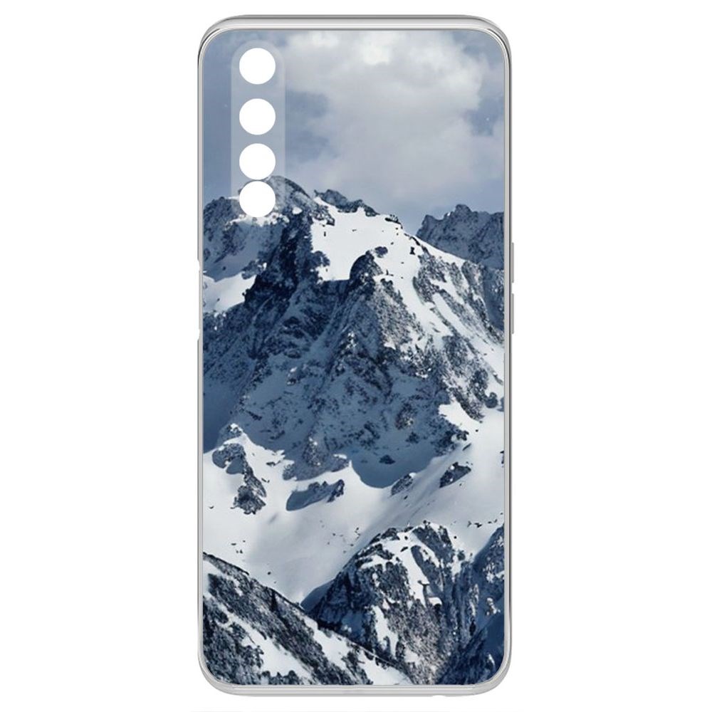

Чехол-накладка Krutoff Clear Case Горы для Realme 6