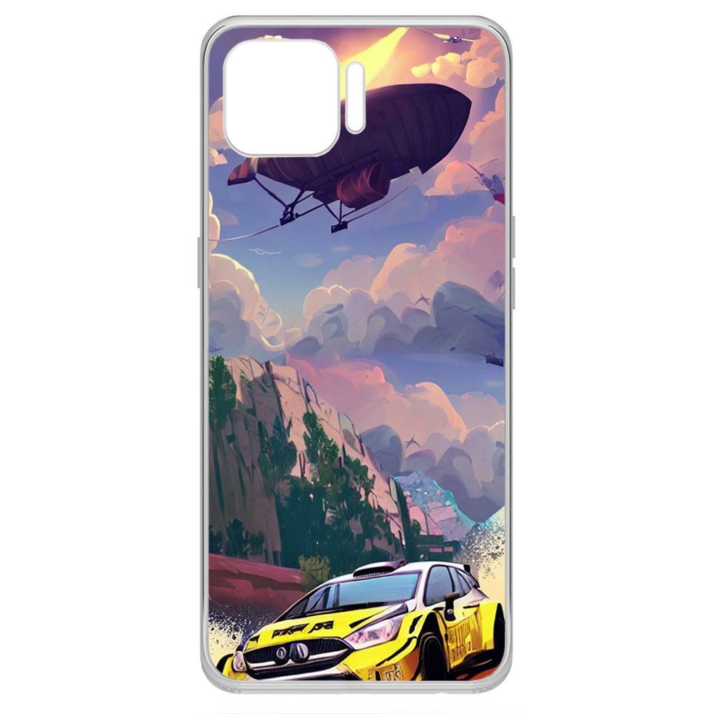 

Чехол-накладка Krutoff Clear Case Гонка для Oppo Reno4 Lite