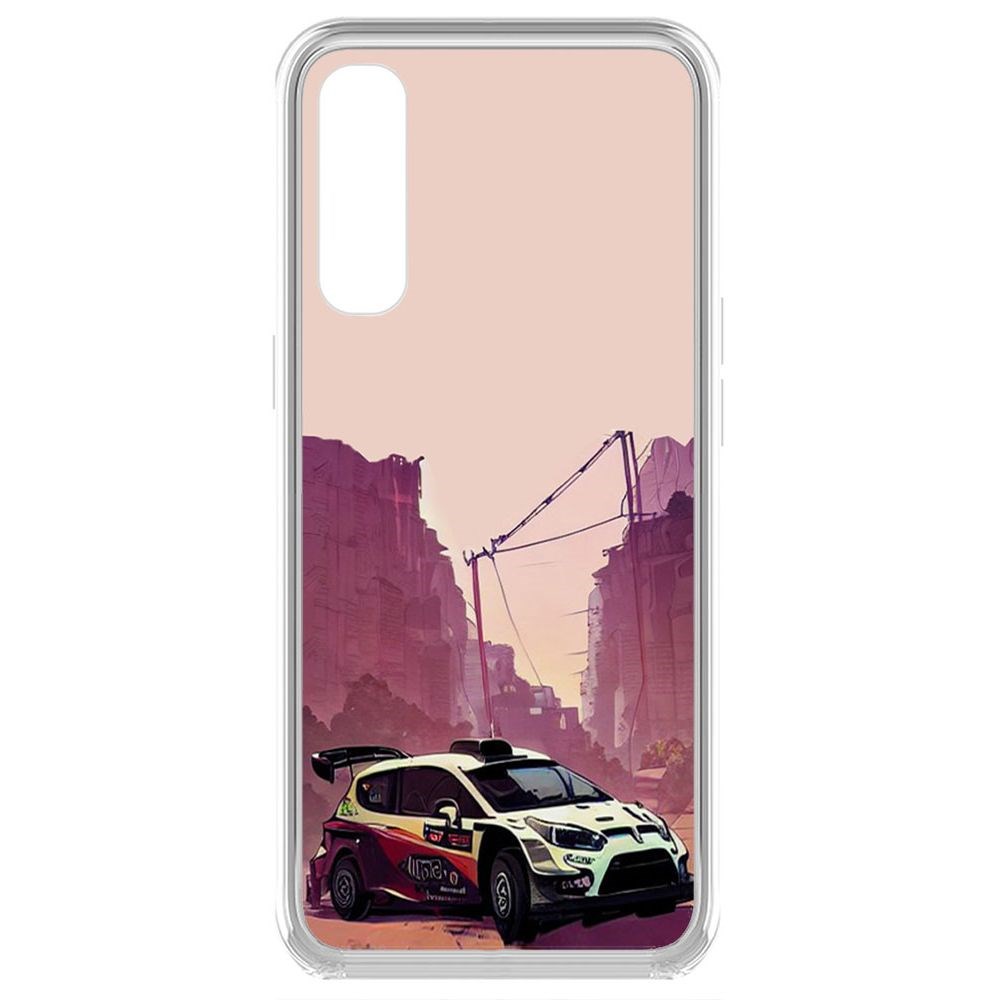 

Чехол-накладка Krutoff Clear Case Гоночный каньон для Oppo Reno3 Pro