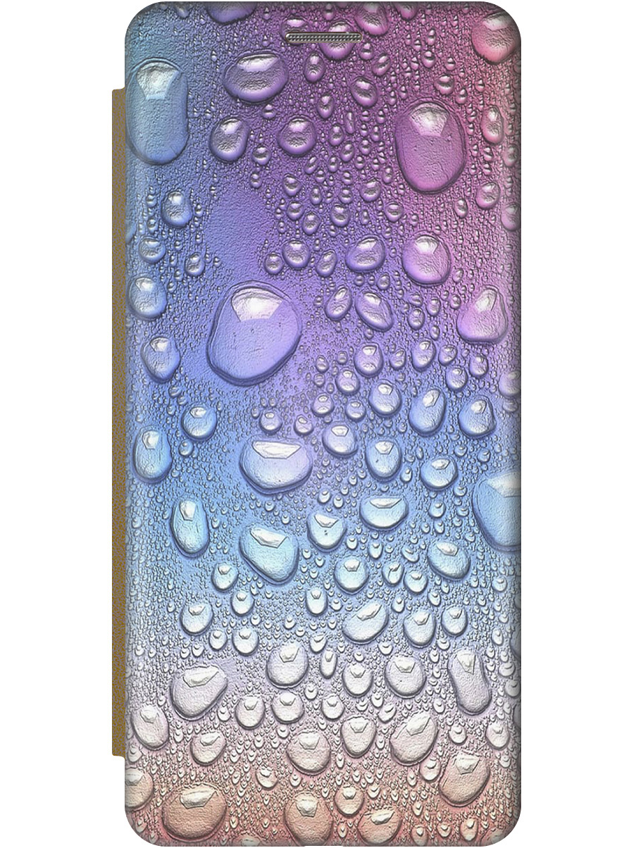 

Чехол-книжка на Xiaomi Redmi 13C "Множество капель" золотой, Синий;фиолетовый, 20001466