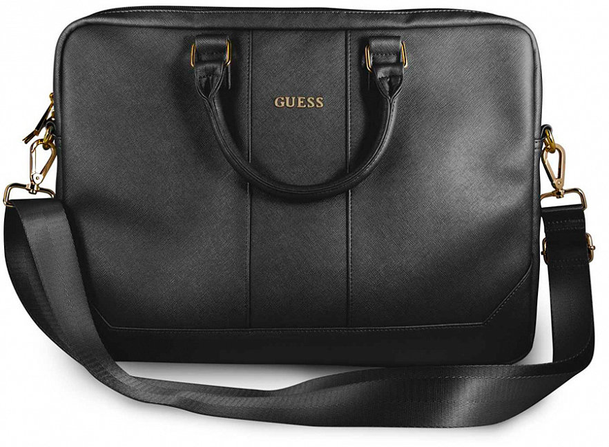 фото Сумка guess saffiano (gucb15tbk) для ноутбука 15" черная