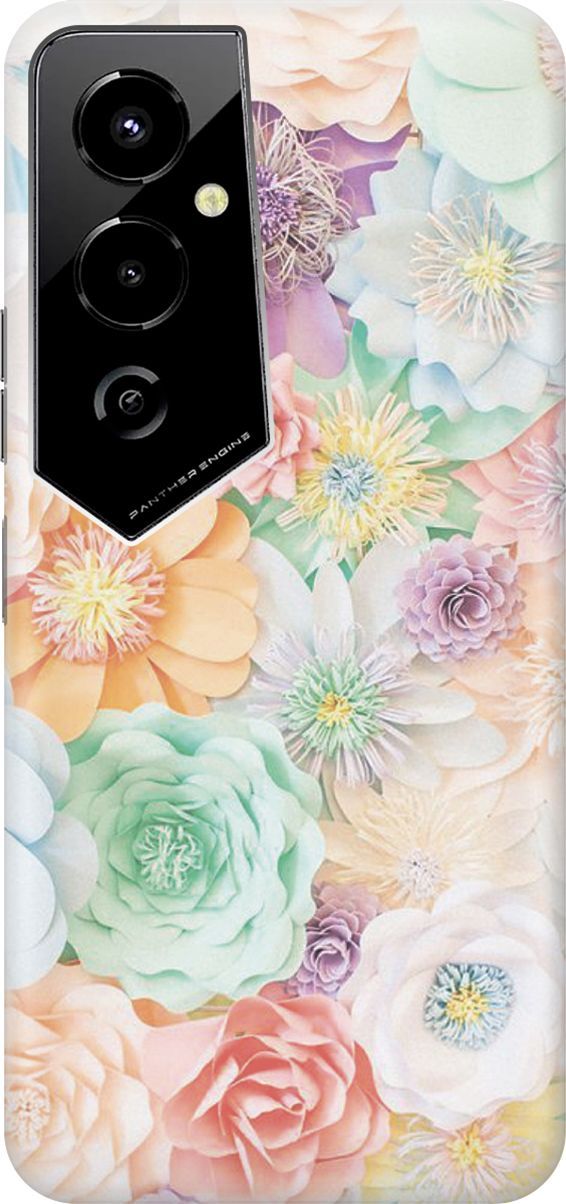 

Чехол на Tecno Pova 4 Pro "Цветочное многообразие", Желтый;зеленый, 158084