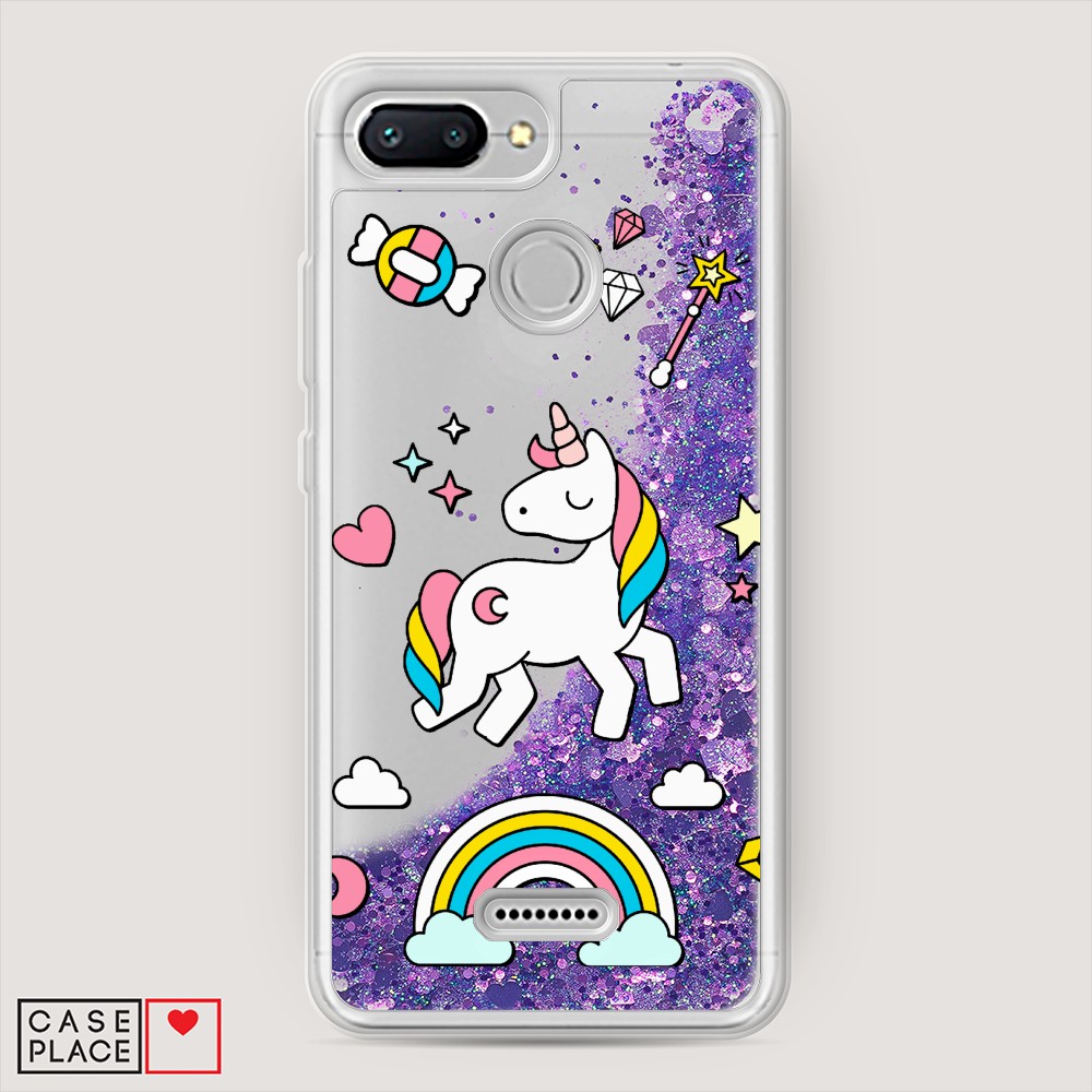 

Чехол Awog на Xiaomi Redmi 6 "Принцесса единорог", Разноцветный, 33892-1