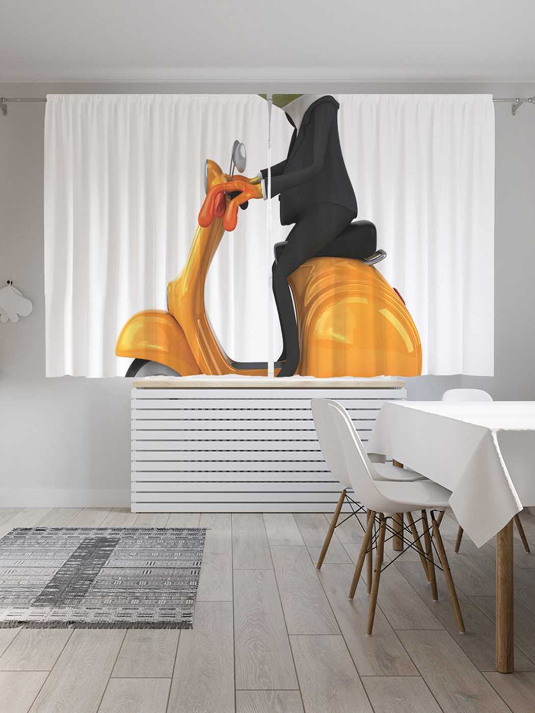 

Шторы JoyArty c фотопечатью "Лягушка в смокинге на скутере" из сатена, 290х180 см, Лягушка в смокинге на скутере