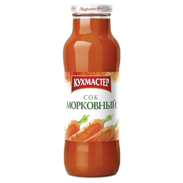 Сок Кухмастер Морковный с мякотью 0,68 л
