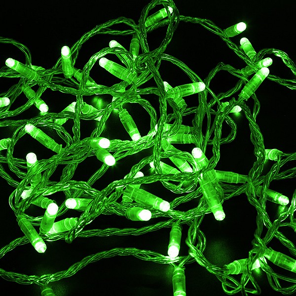 

Световая гирлянда новогодняя Neon-Night Нить NN_305-184 10 м зеленый, Нить