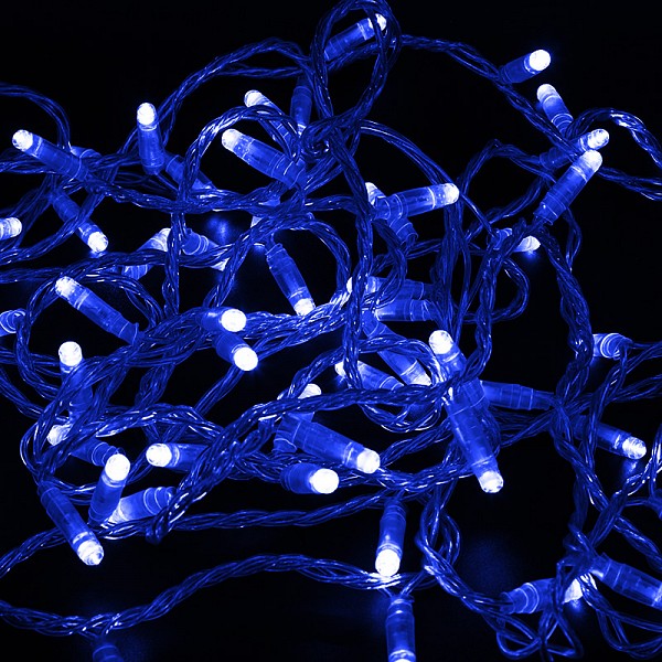 

Световая гирлянда новогодняя Neon-Night Нить NN_305-183 10 м синий, Нить