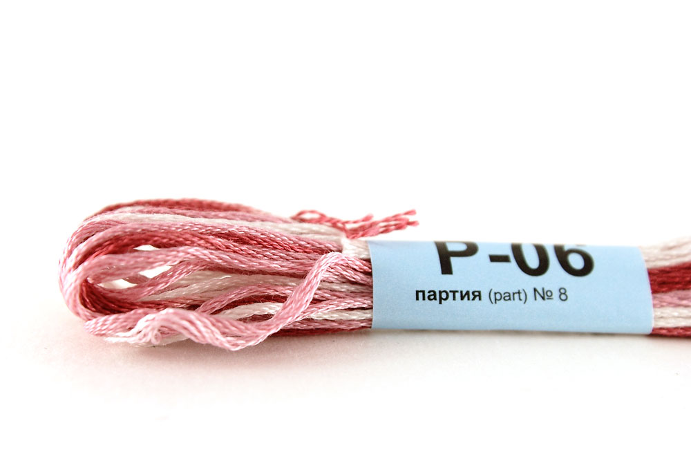 

Нитки Gamma мулине, меланж, 100% хлопок, 12х8 м, Р-06, брусничный-молочный, Бежевый, мулине, меланж, 100% хлопок, 12х8 м, Р-06, брусничный-молочный