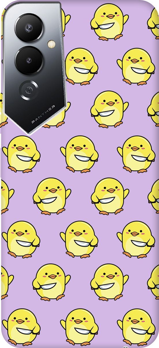 

Чехол на Tecno Pova 4 "Chick With Knife" сиреневый, Фиолетовый;желтый, 158074