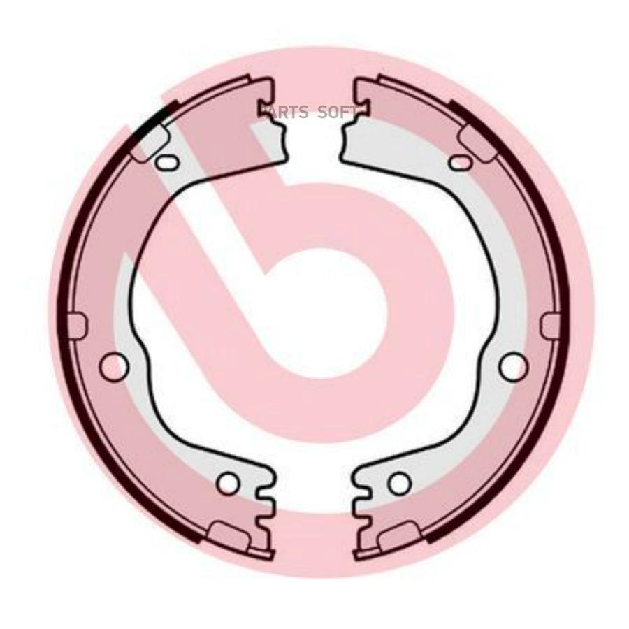 

Тормозные колодки brembo стояночного тормоза S30543