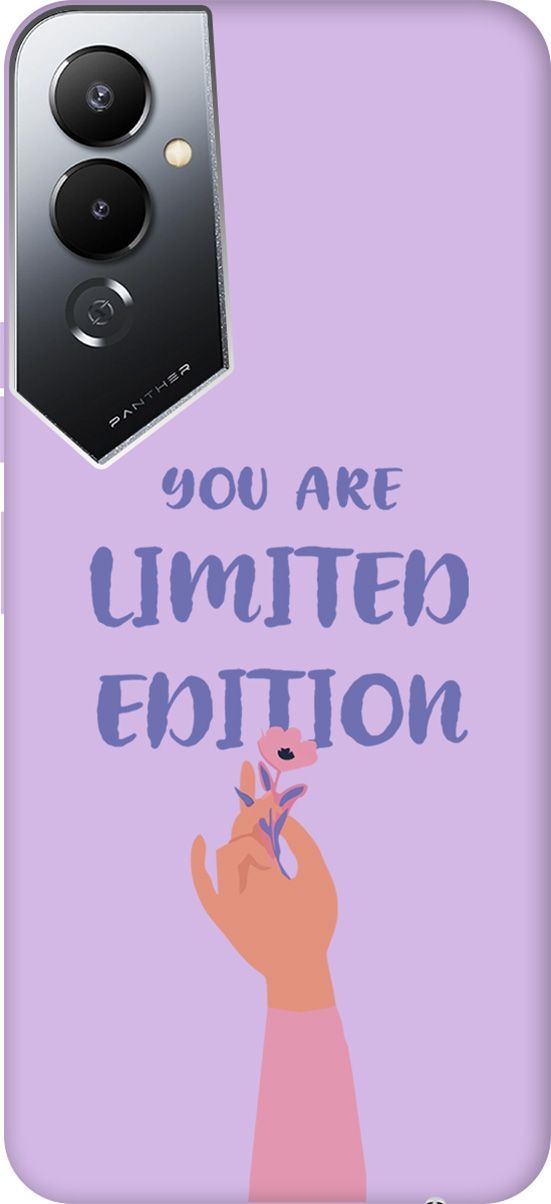 

Чехол на Tecno Pova 4 с принтом "Limited Edition" сиреневый, Фиолетовый, 158073