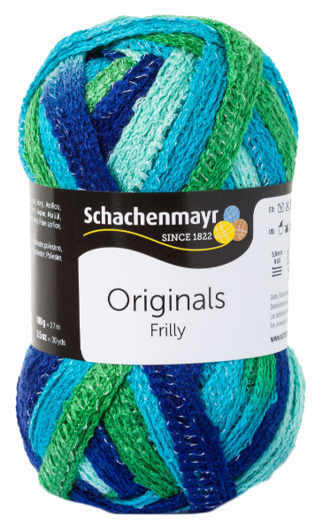 

Пряжа Schachenmayr 9807708 Frilly Original Coats (00092, aqua mix), Разноцветный, Frilly