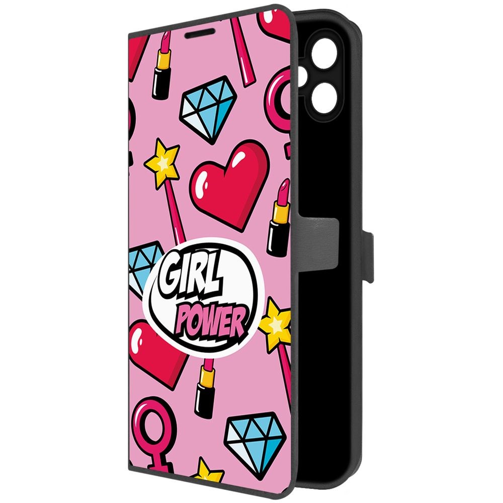 

Чехол-книжка Krutoff Eco Book для Samsung Galaxy A05 Girl Power (черный)