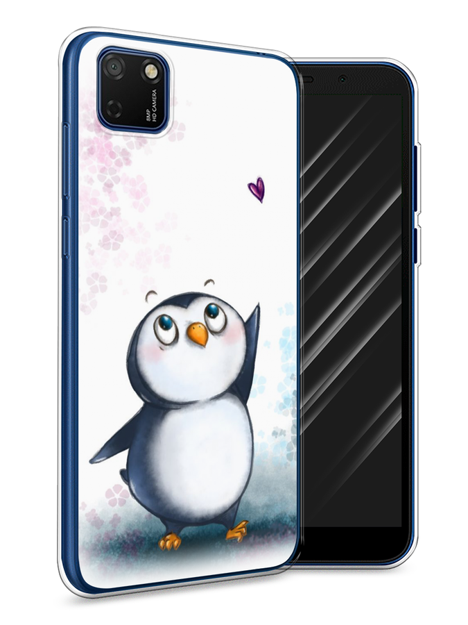 

Чехол Awog на Honor 9S "Пингвин и сердечко", Белый, 6102650-1