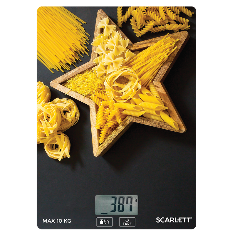 фото Весы кухонные scarlett sc-ks57p50 black/yellow