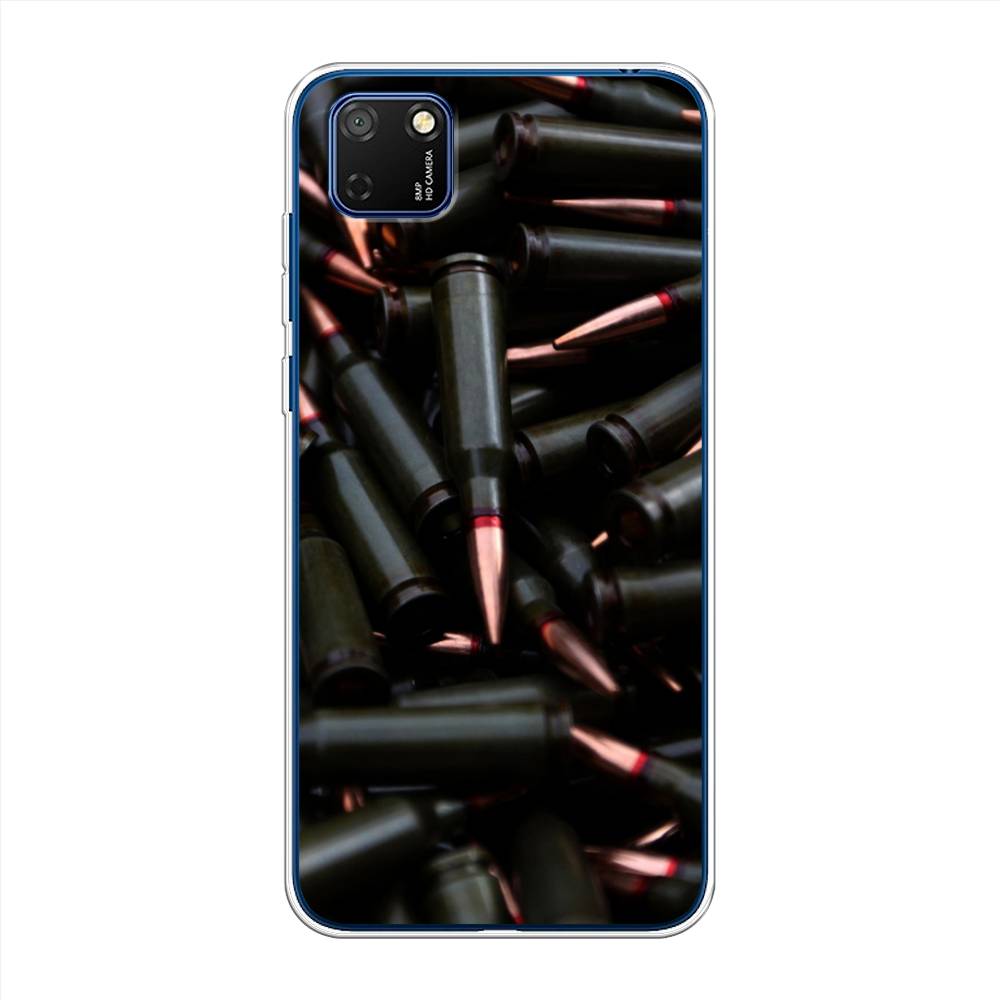 фото Чехол awog "пули черные" для honor 9s