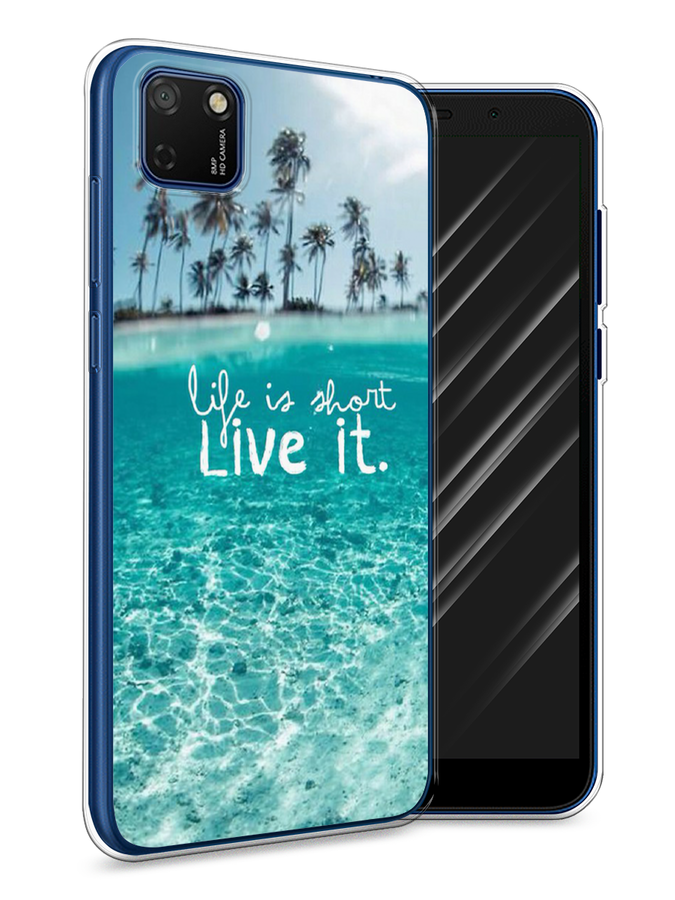 

Чехол Awog на Honor 9S "Live it", Розовый, 6102650-7
