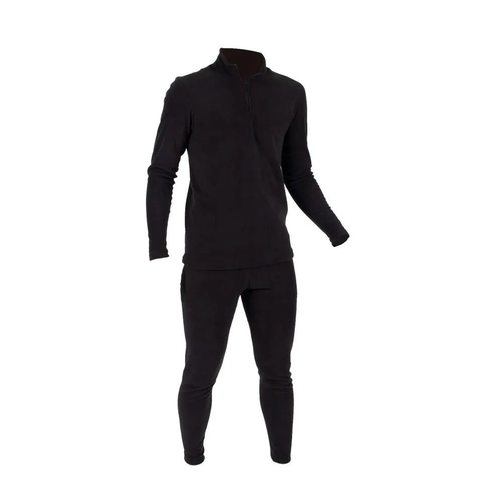 

Термобелье мужское Следопыт Fleece Zip комплект, до 25, р.48, Черный, Fleece Zip